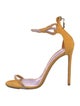 Brandon Maxwell Suede Sandals