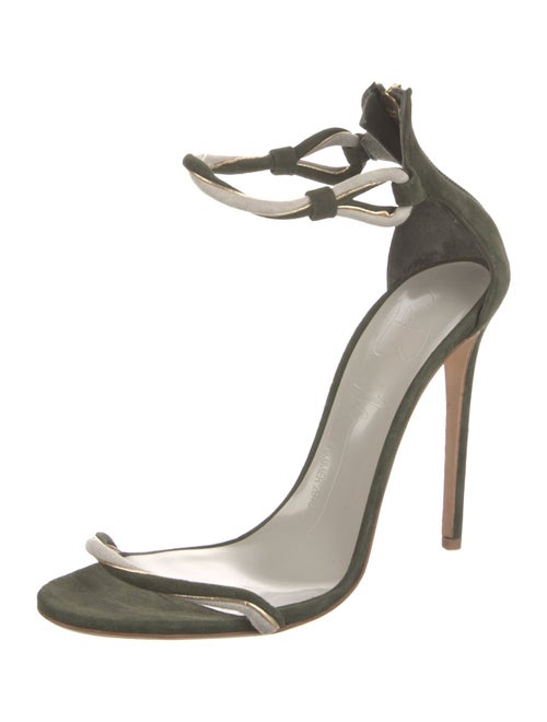 Brandon Maxwell Suede Sandals