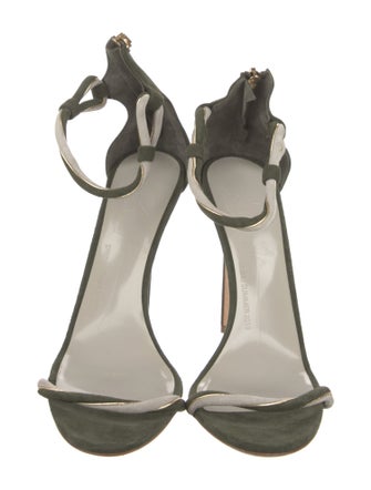 Brandon Maxwell Suede Sandals