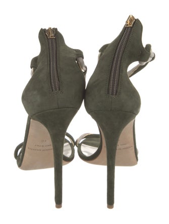 Brandon Maxwell Suede Sandals