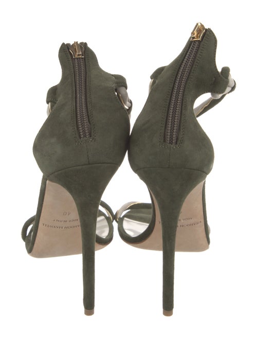 Brandon Maxwell Suede Sandals