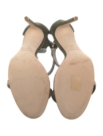 Brandon Maxwell Suede Sandals