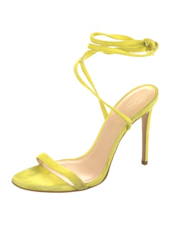 Brandon Maxwell Suede Sandals