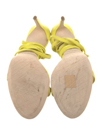 Brandon Maxwell Suede Sandals