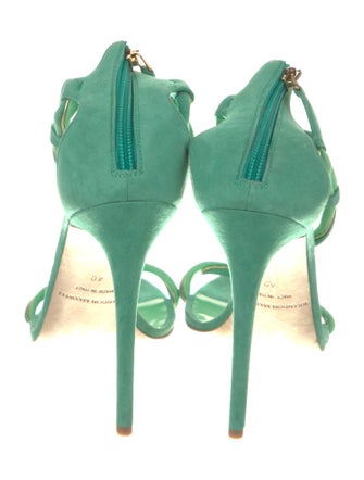 Brandon Maxwell Suede Sandals