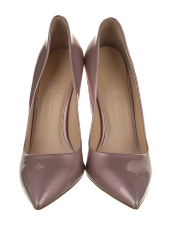 Brandon Maxwell Patent Leather Pumps