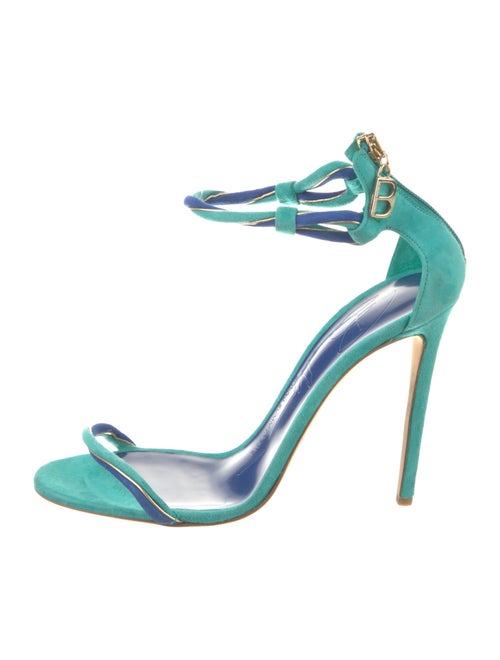 Brandon Maxwell Suede Sandals