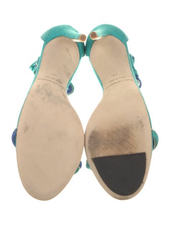 Brandon Maxwell Suede Sandals