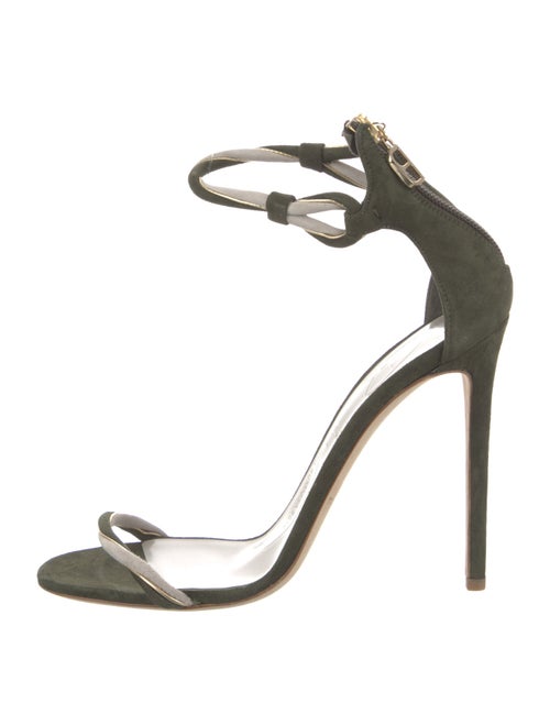 Brandon Maxwell Suede Sandals