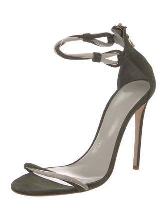 Brandon Maxwell Suede Sandals