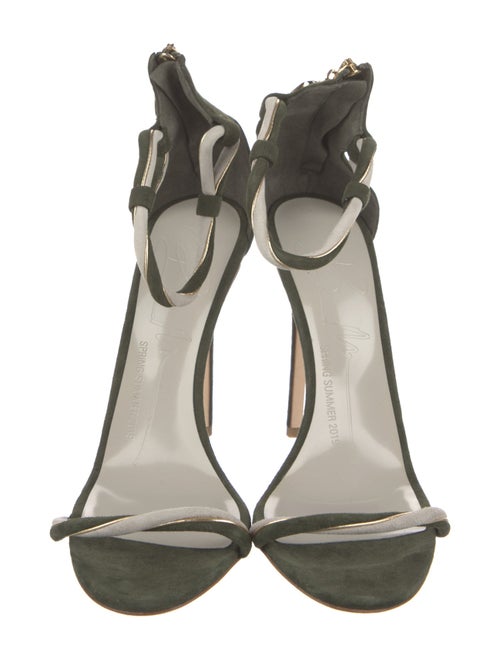 Brandon Maxwell Suede Sandals