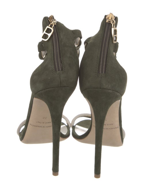 Brandon Maxwell Suede Sandals