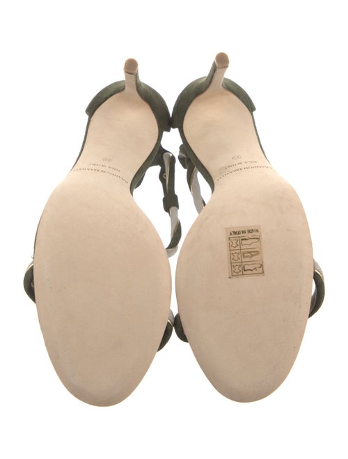 Brandon Maxwell Suede Sandals