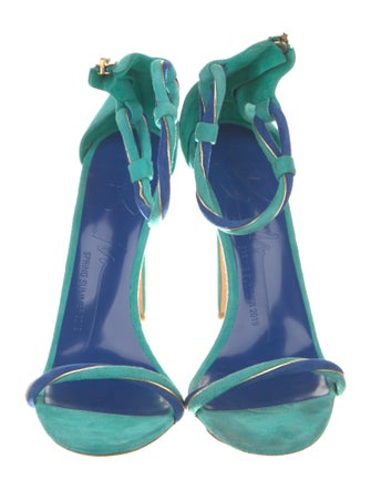 Brandon Maxwell Suede Sandals