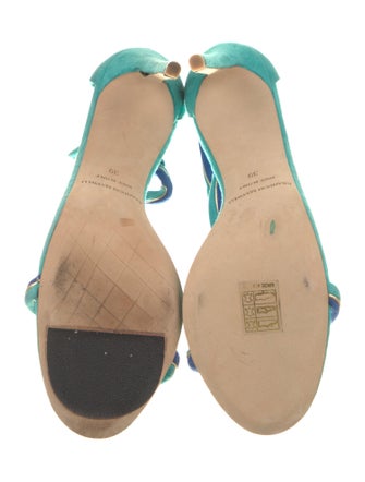 Brandon Maxwell Suede Sandals