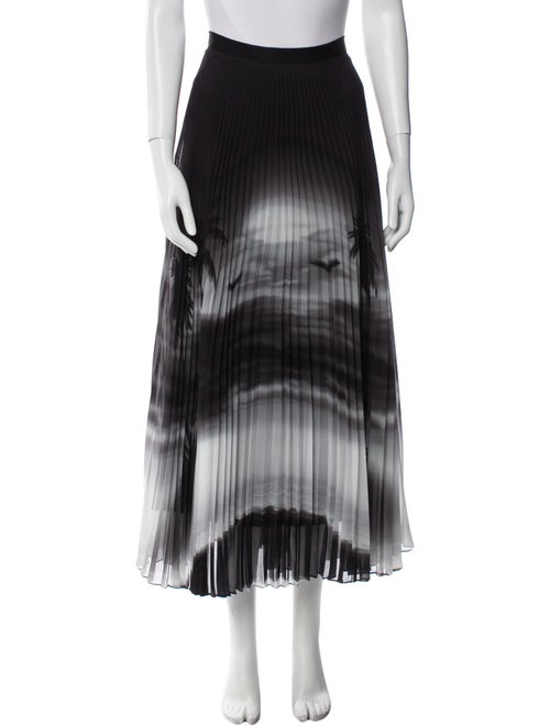 Brandon Maxwell Printed Midi Length Skirt