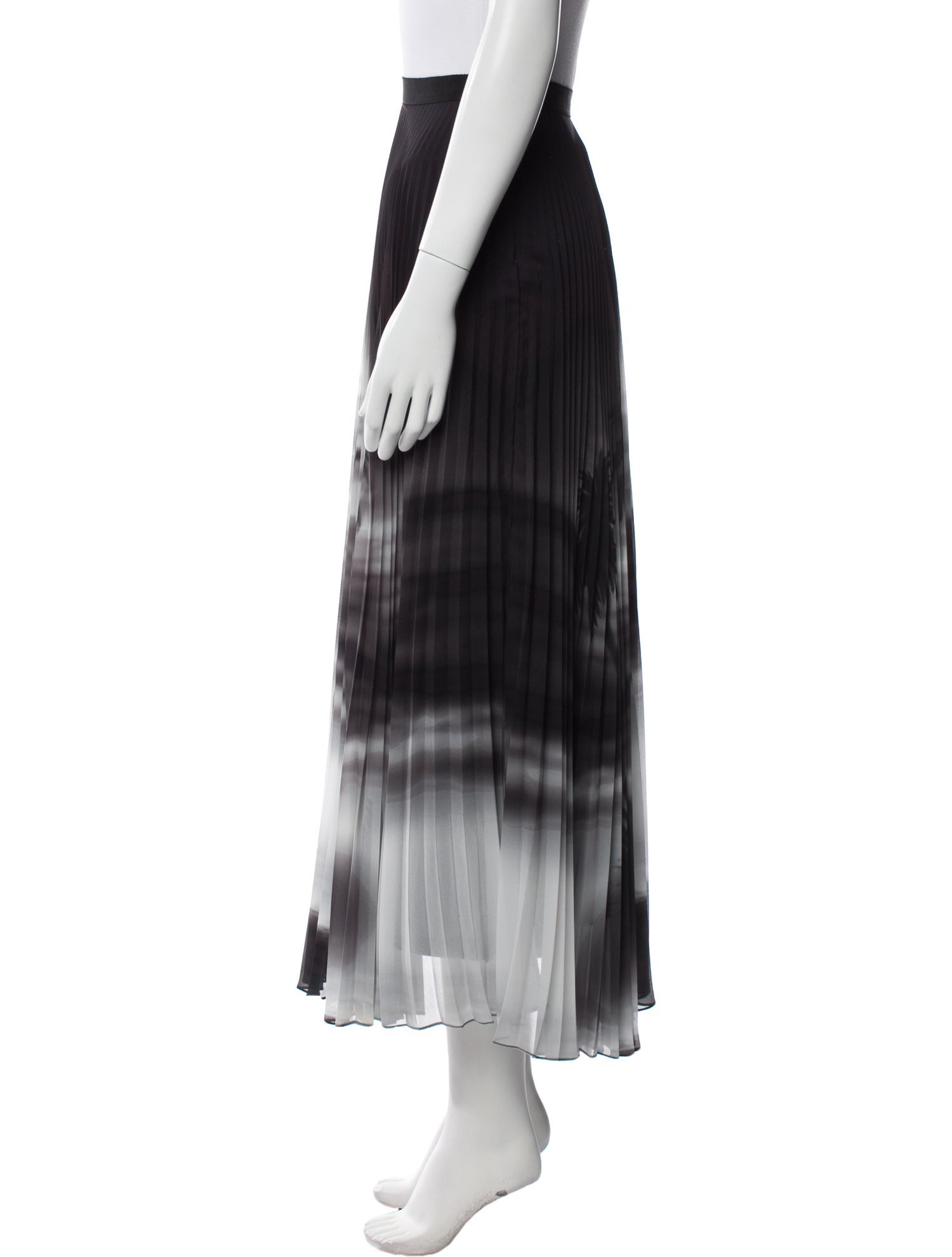 Brandon Maxwell Printed Midi Length Skirt