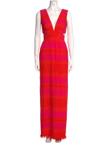 Brandon Maxwell Dresses Striped Long Dress US 0 | XS