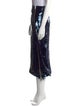 Brandon Maxwell Sequin Midi Length Skirt