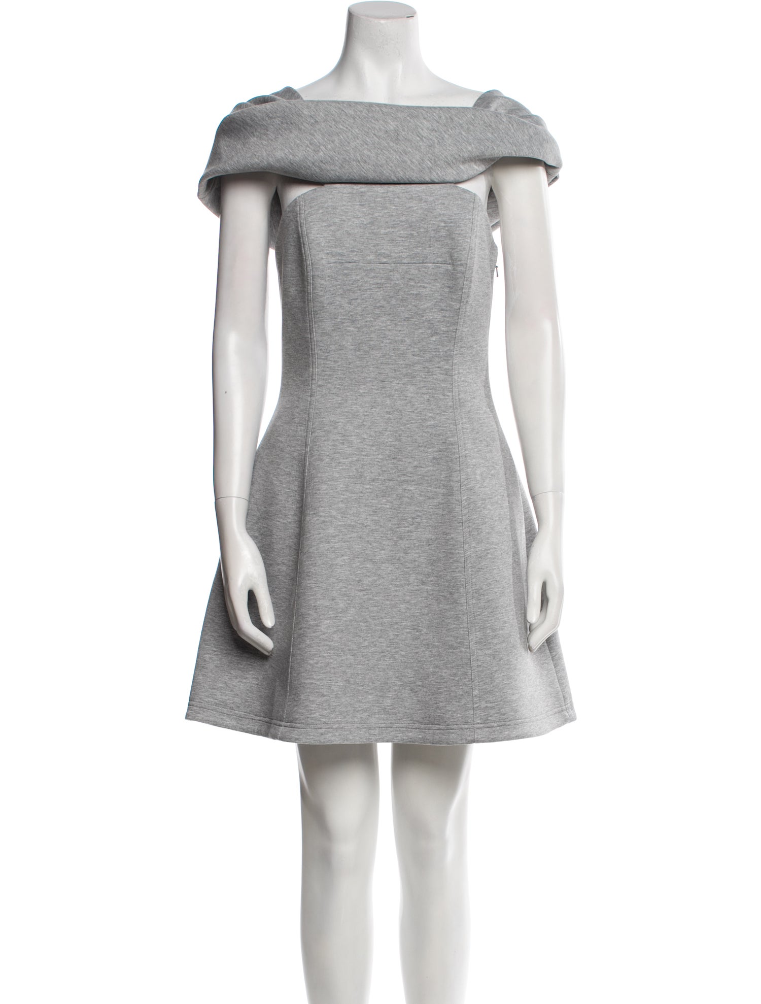 Brandon Maxwell Bateau Neckline Mini Dress w/ Tags