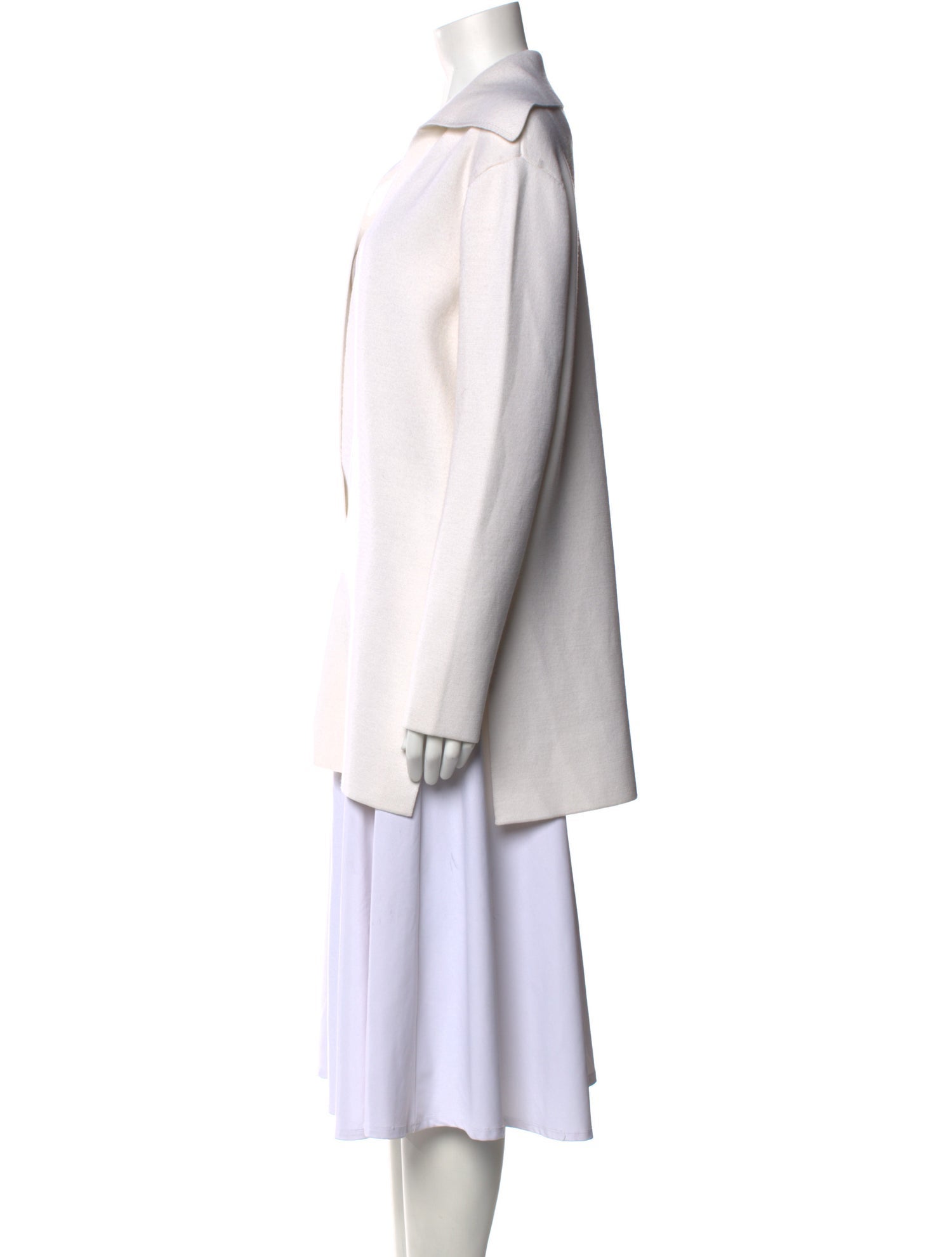 Brandon Maxwell Virgin Wool V-Neck Sweater