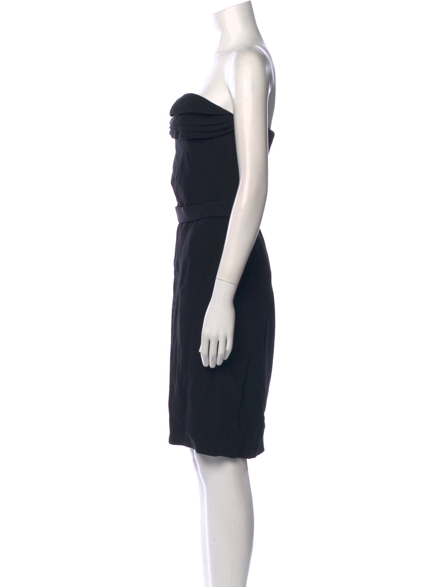 Brandon Maxwell Strapless Mini Dress