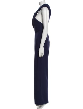 Brandon Maxwell One-Shoulder Jumpsuit