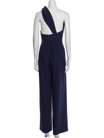 Brandon Maxwell One-Shoulder Jumpsuit