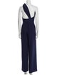 Brandon Maxwell One-Shoulder Jumpsuit