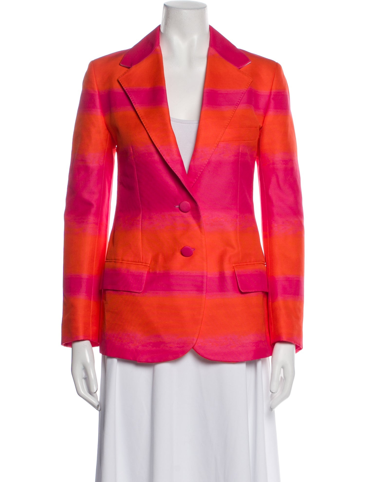 Brandon Maxwell Printed Blazer