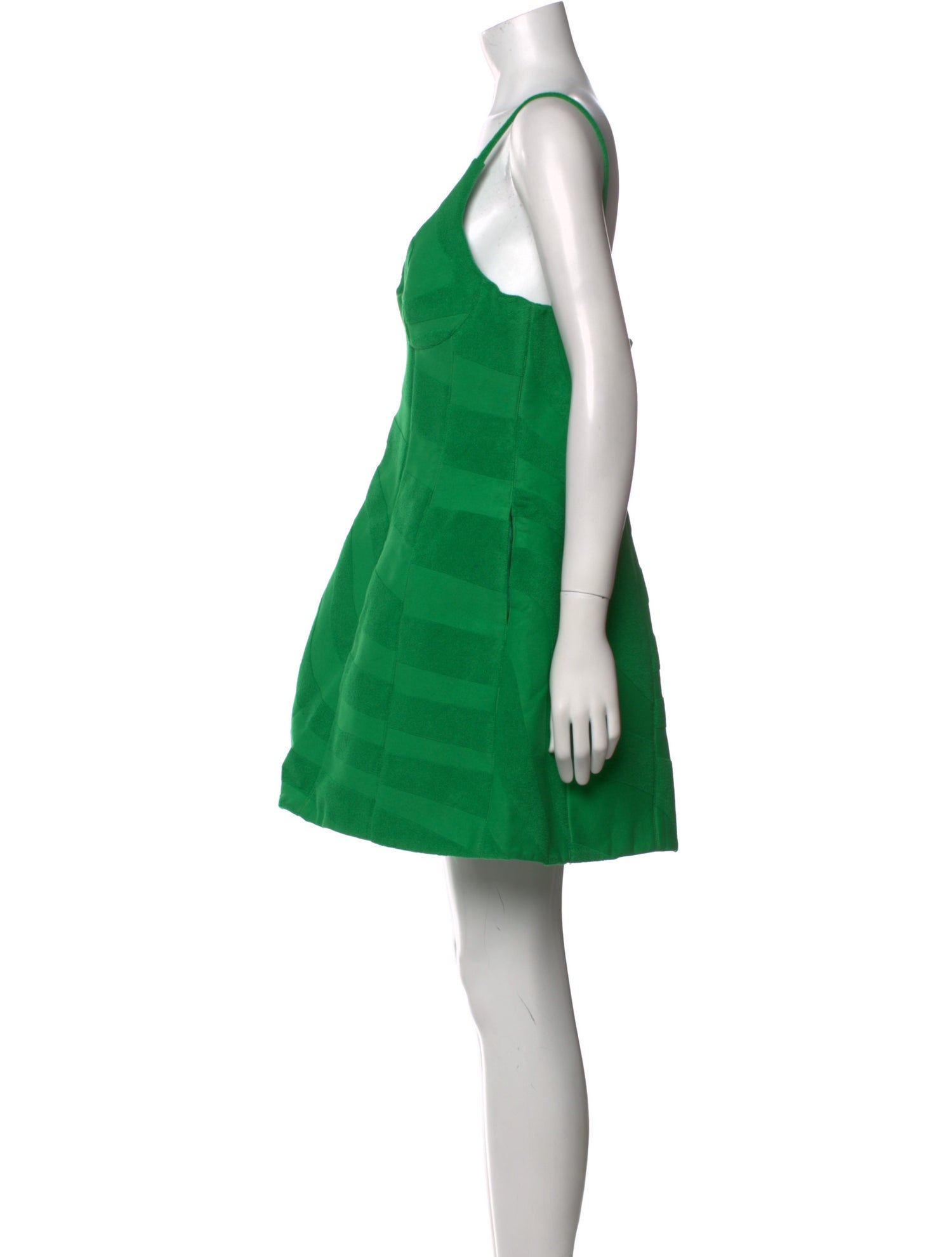 Brandon Maxwell V-Neck Mini Dress w/ Tags