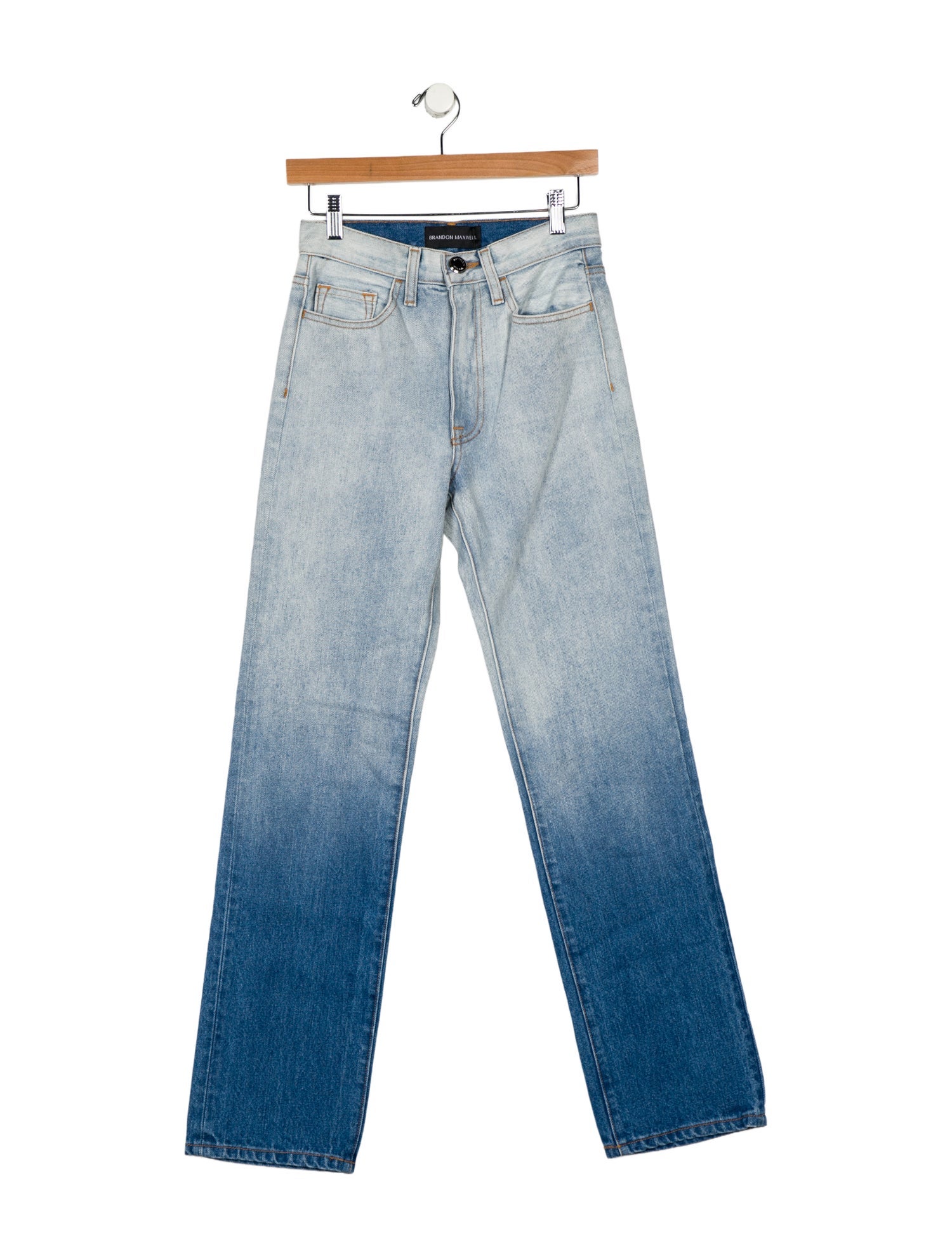 Brandon Maxwell Mid-Rise Straight Leg Jeans w/ Tags