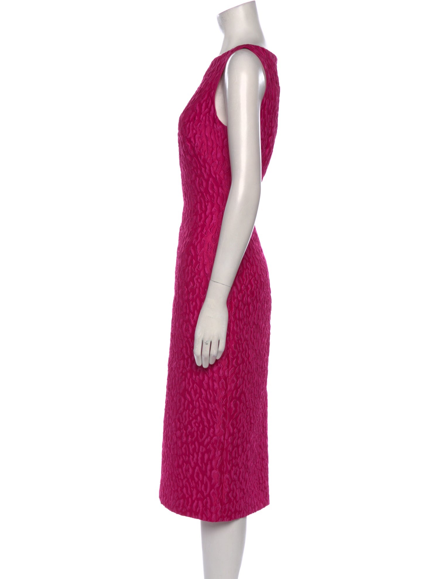 Brandon Maxwell Bateau Neckline Midi Length Dress w/ Tags