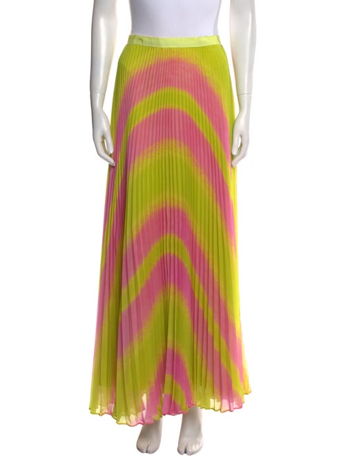 Brandon Maxwell Striped Midi Length Skirt