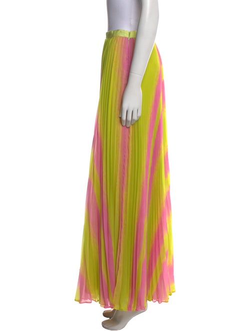 Brandon Maxwell Striped Midi Length Skirt