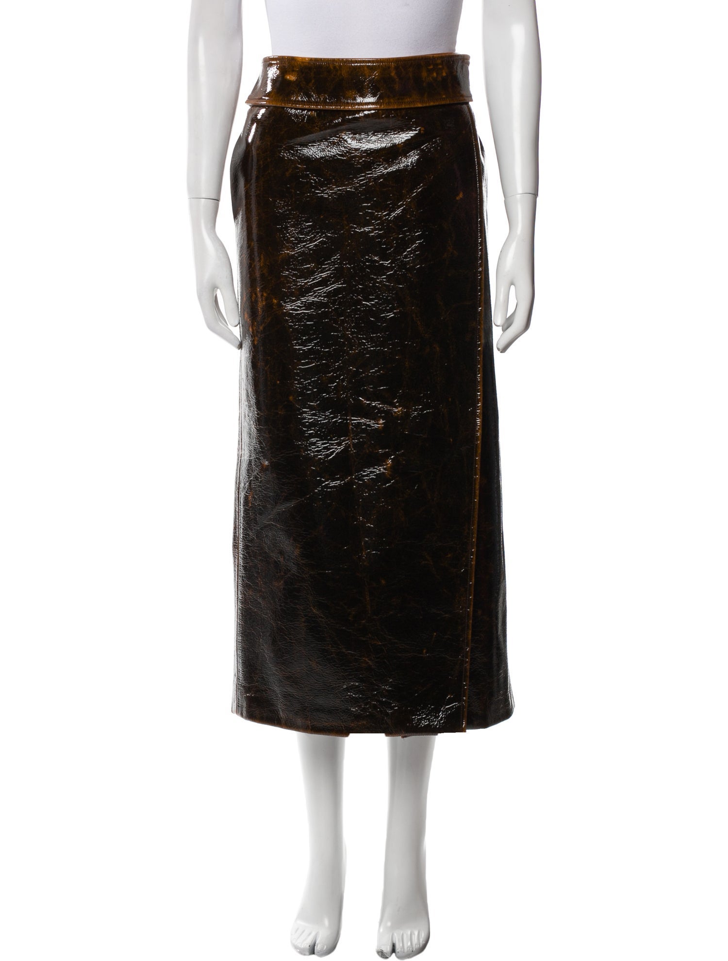 Brandon Maxwell Wool Midi Length Skirt w/ Tags