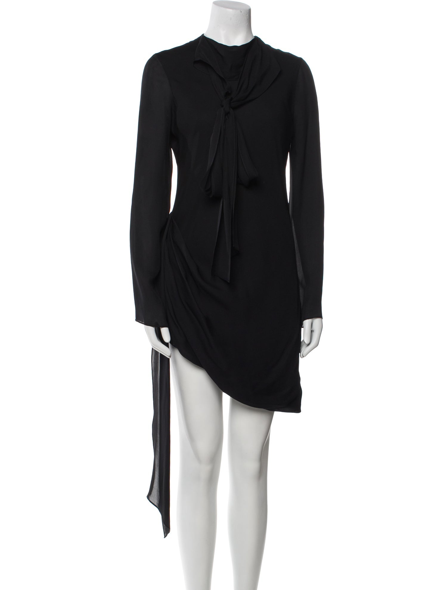 Brandon Maxwell Silk Mini Dress