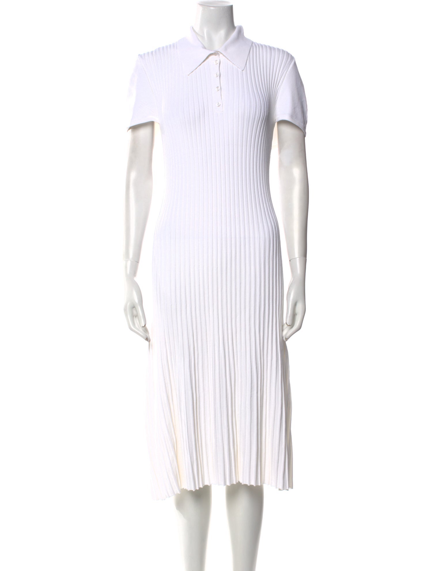 Brandon Maxwell Striped Midi Length Dress w/ Tags