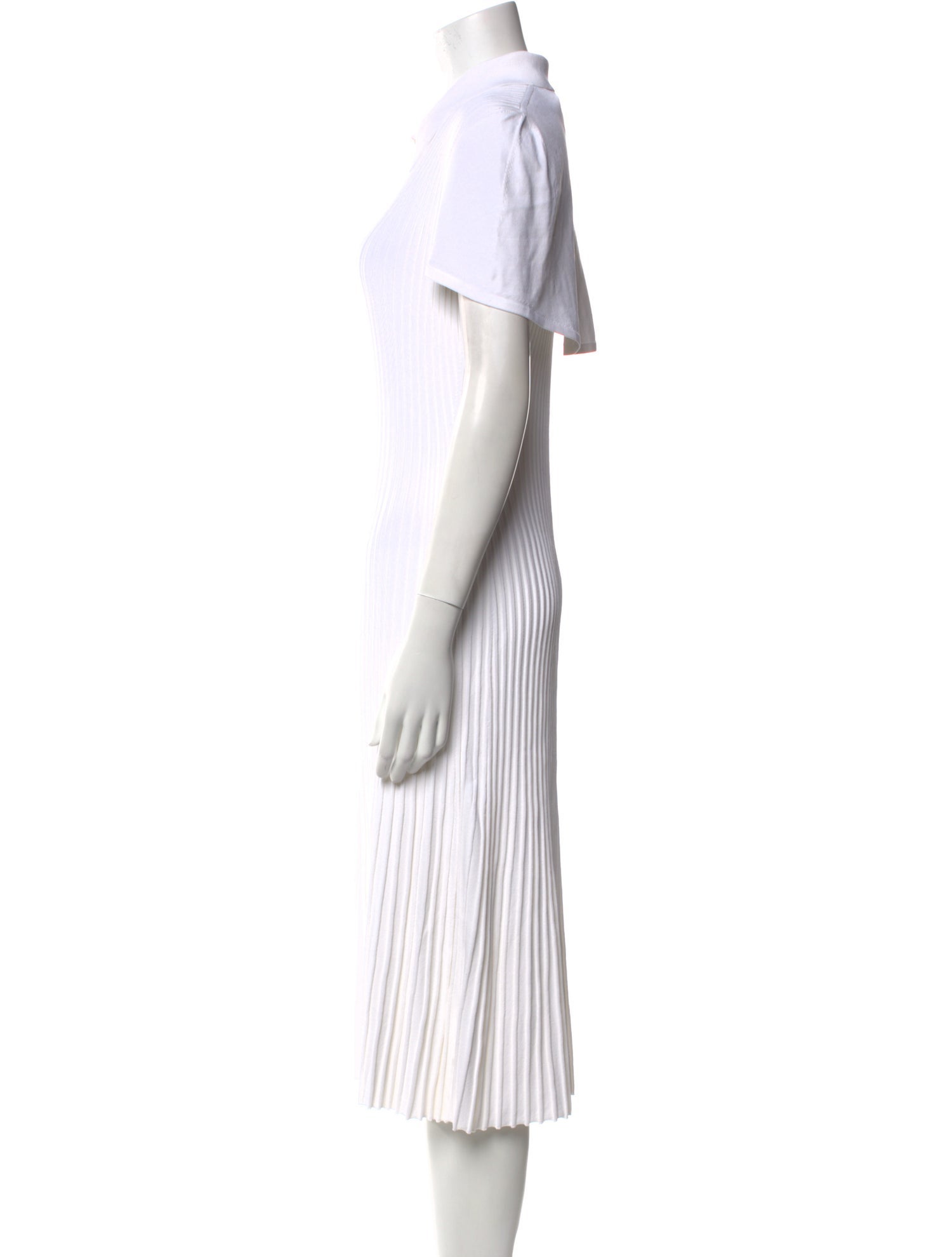 Brandon Maxwell Striped Midi Length Dress w/ Tags