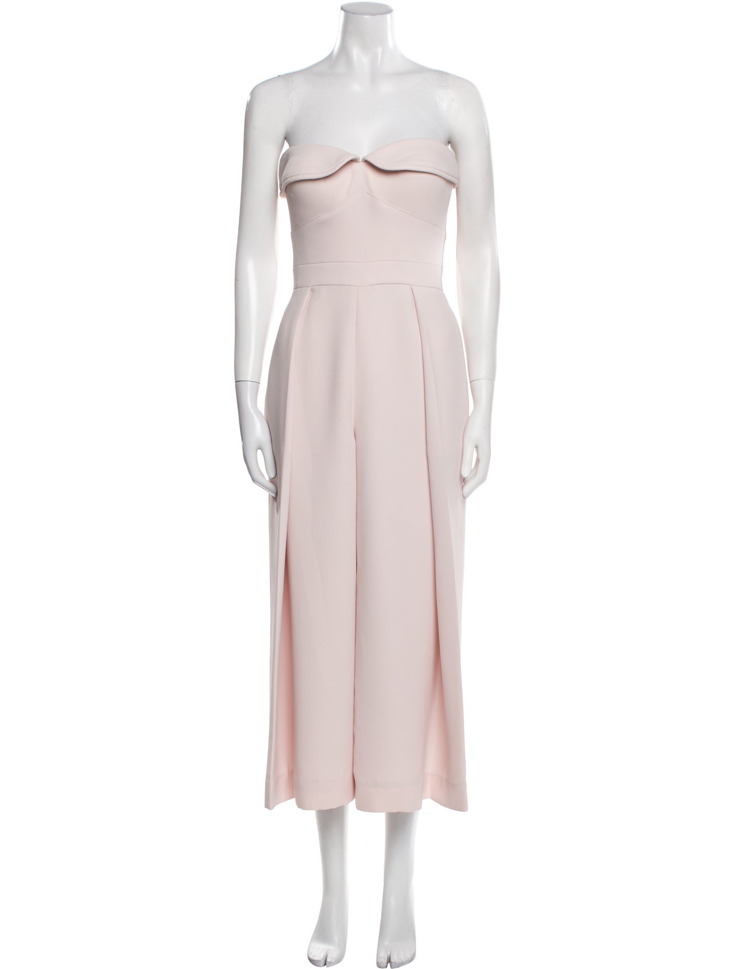 Brandon Maxwell Strapless Jumpsuit