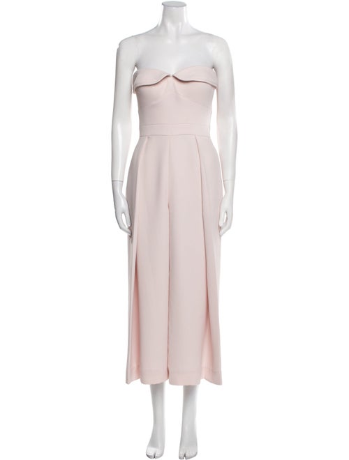Brandon Maxwell Strapless Jumpsuit