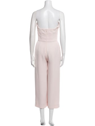 Brandon Maxwell Strapless Jumpsuit