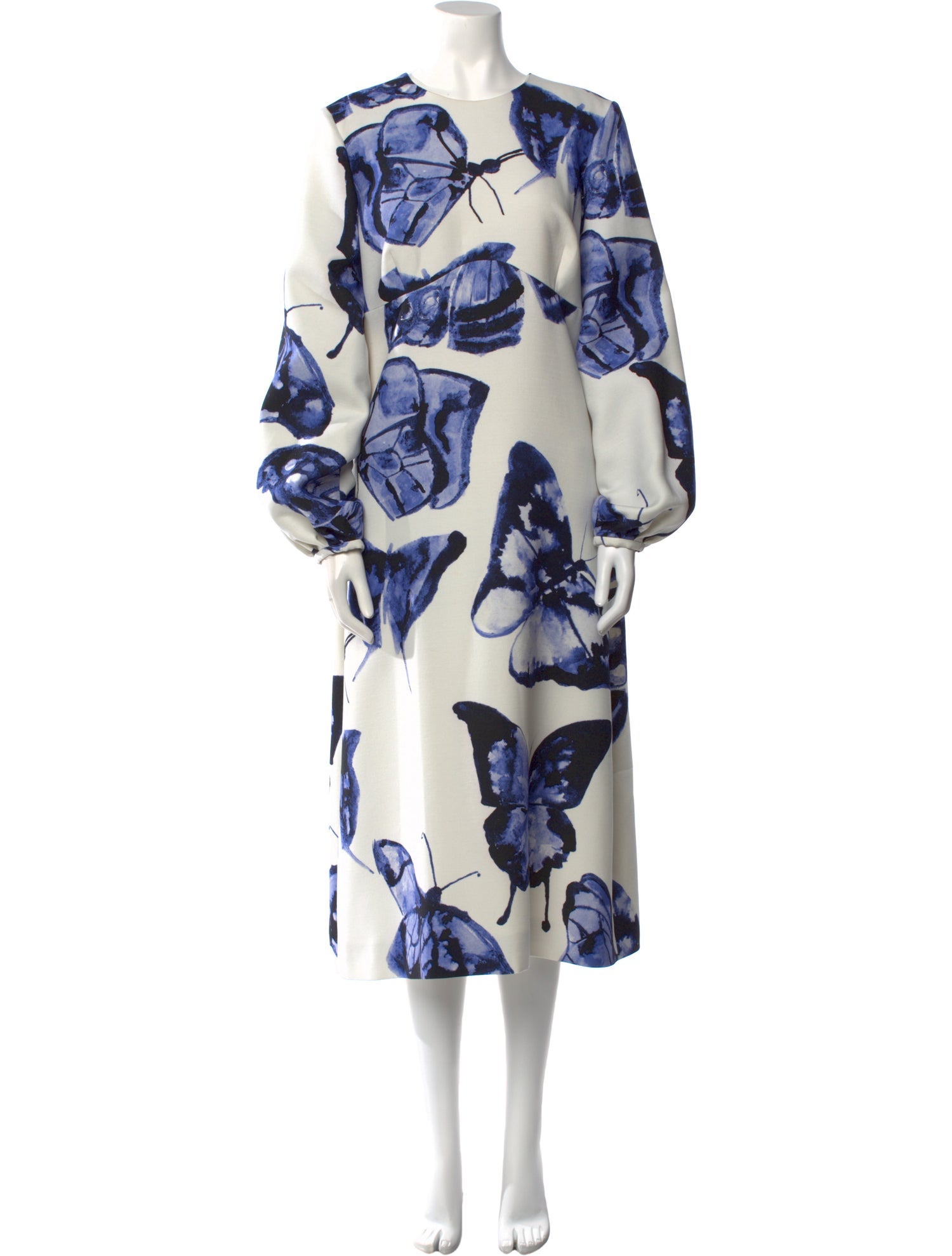 Brandon Maxwell Wool Long Dress