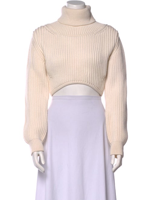 Brandon Maxwell Wool Turtleneck Sweater