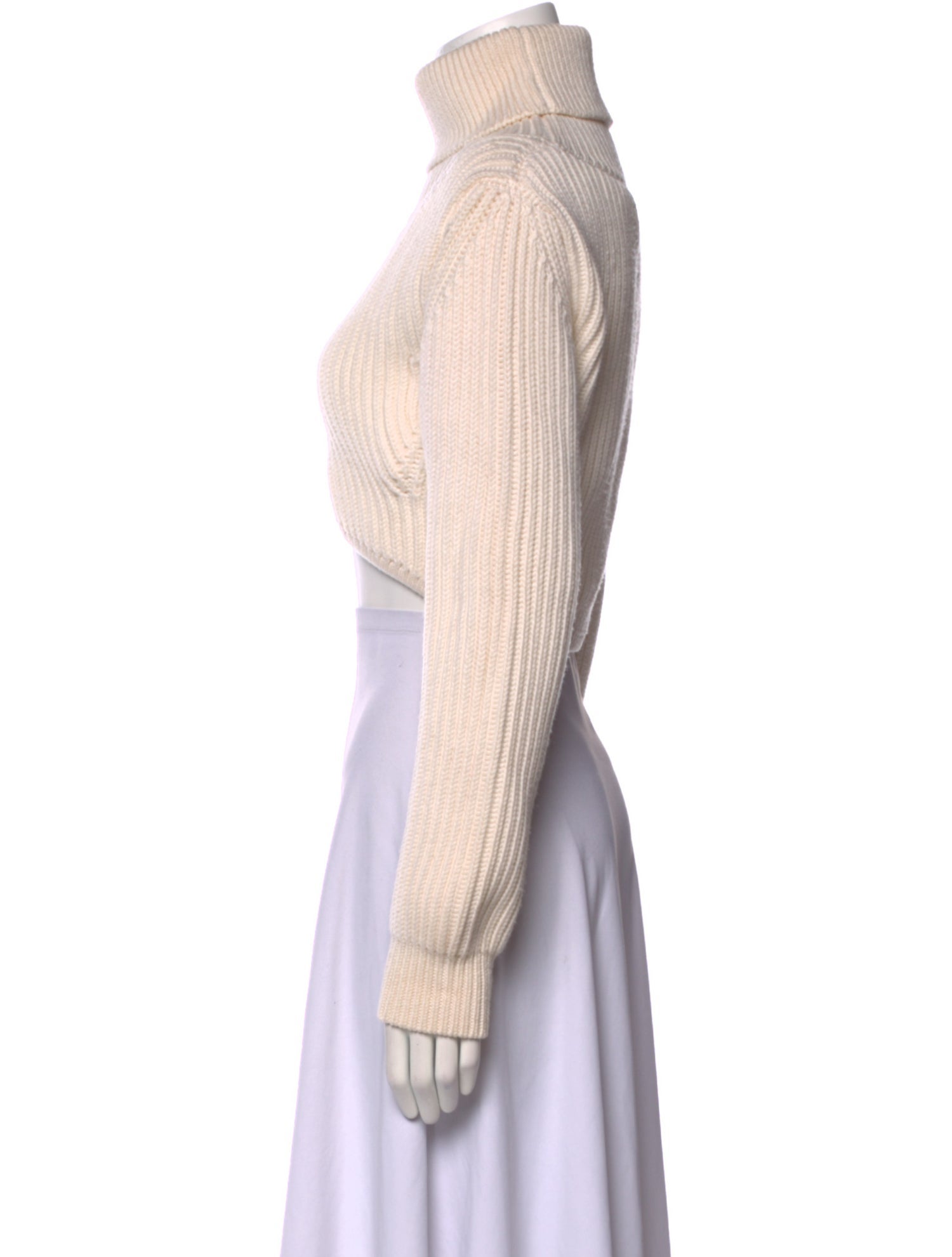 Brandon Maxwell Wool Turtleneck Sweater