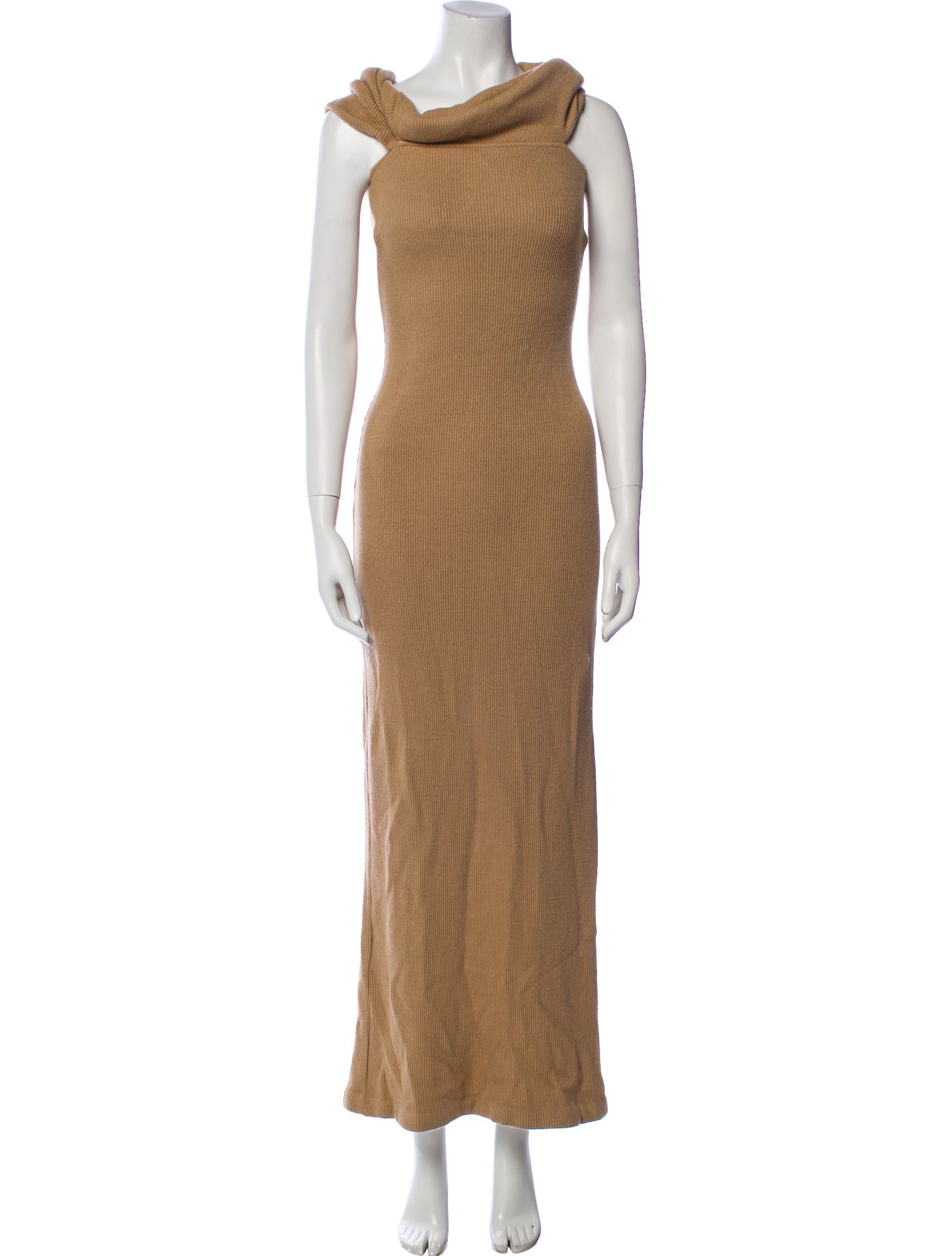 Brandon Maxwell Cowl Neck Long Dress w/ Tags