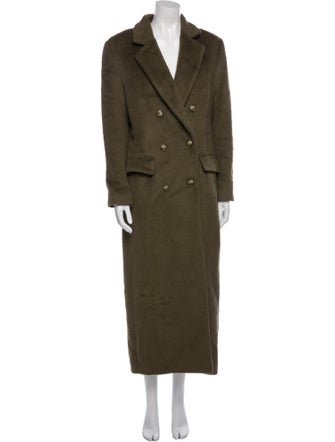 Brandon Maxwell Alpaca Peacoat