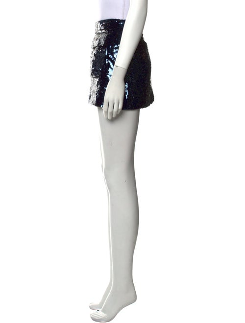 Brandon Maxwell Sequin Embellishments Mini Skirt