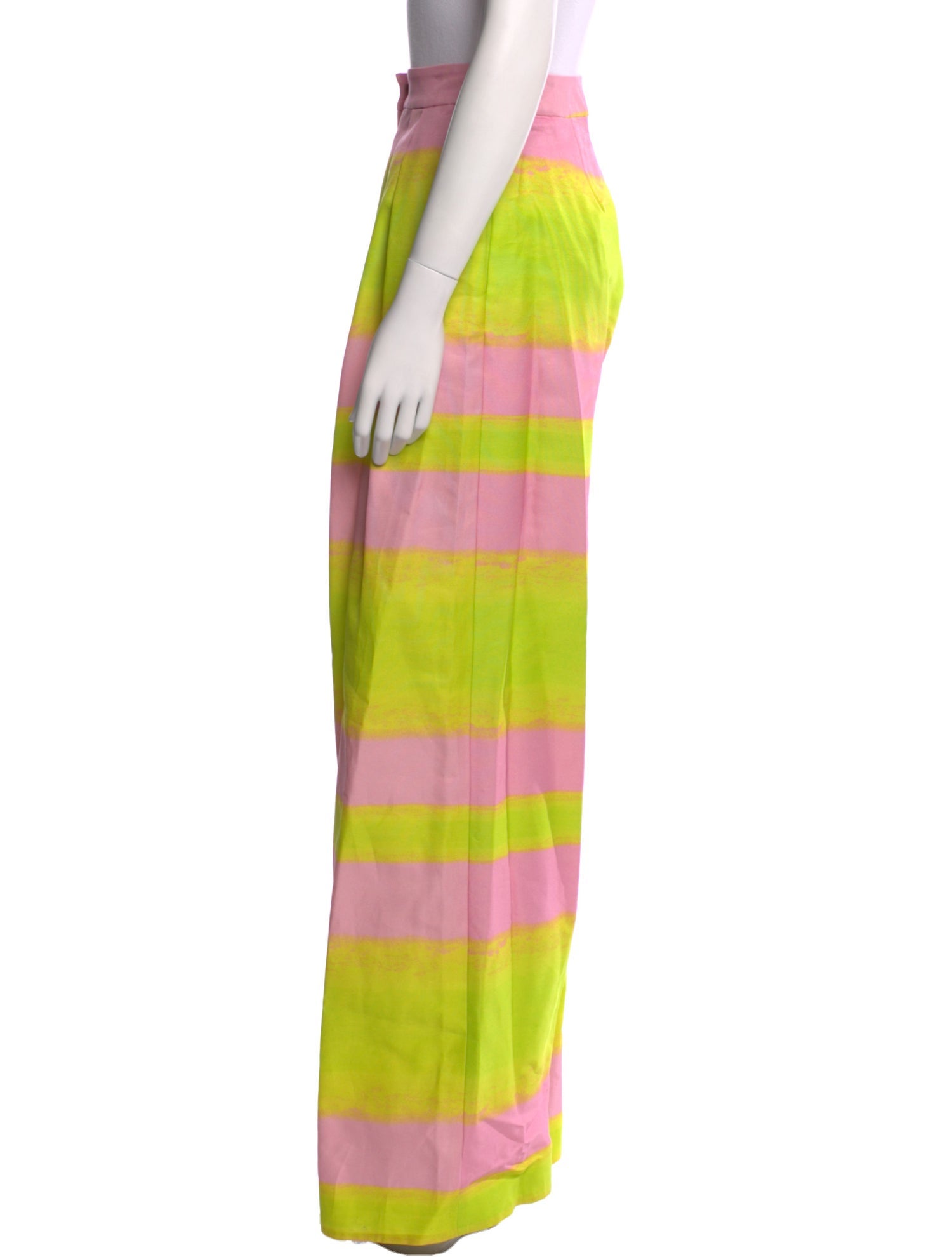 Brandon Maxwell Striped Wide Leg Pants w/ Tags