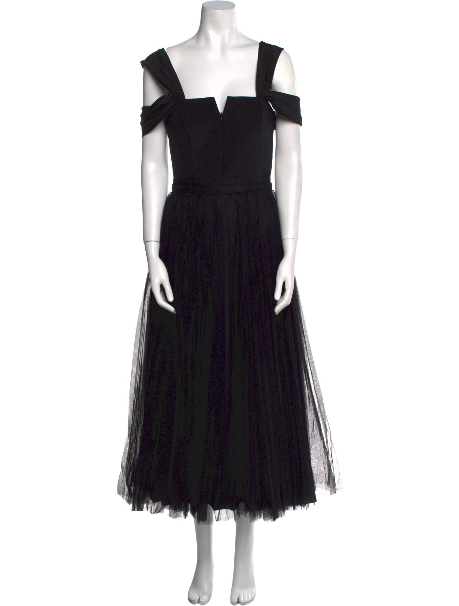 Brandon Maxwell Silk Long Dress